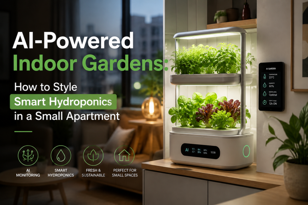 AI-Powered Indoor Gardens: How to Style Smart Hydroponics in a Small Apartment